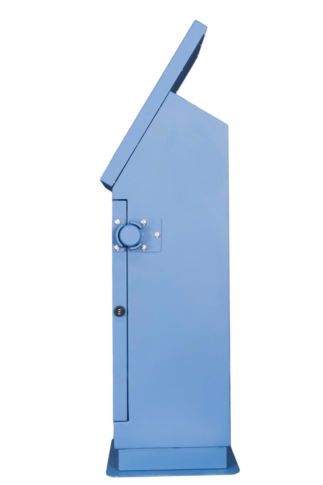 Vertical Screen Safe Point Kiosk — Metal Shell