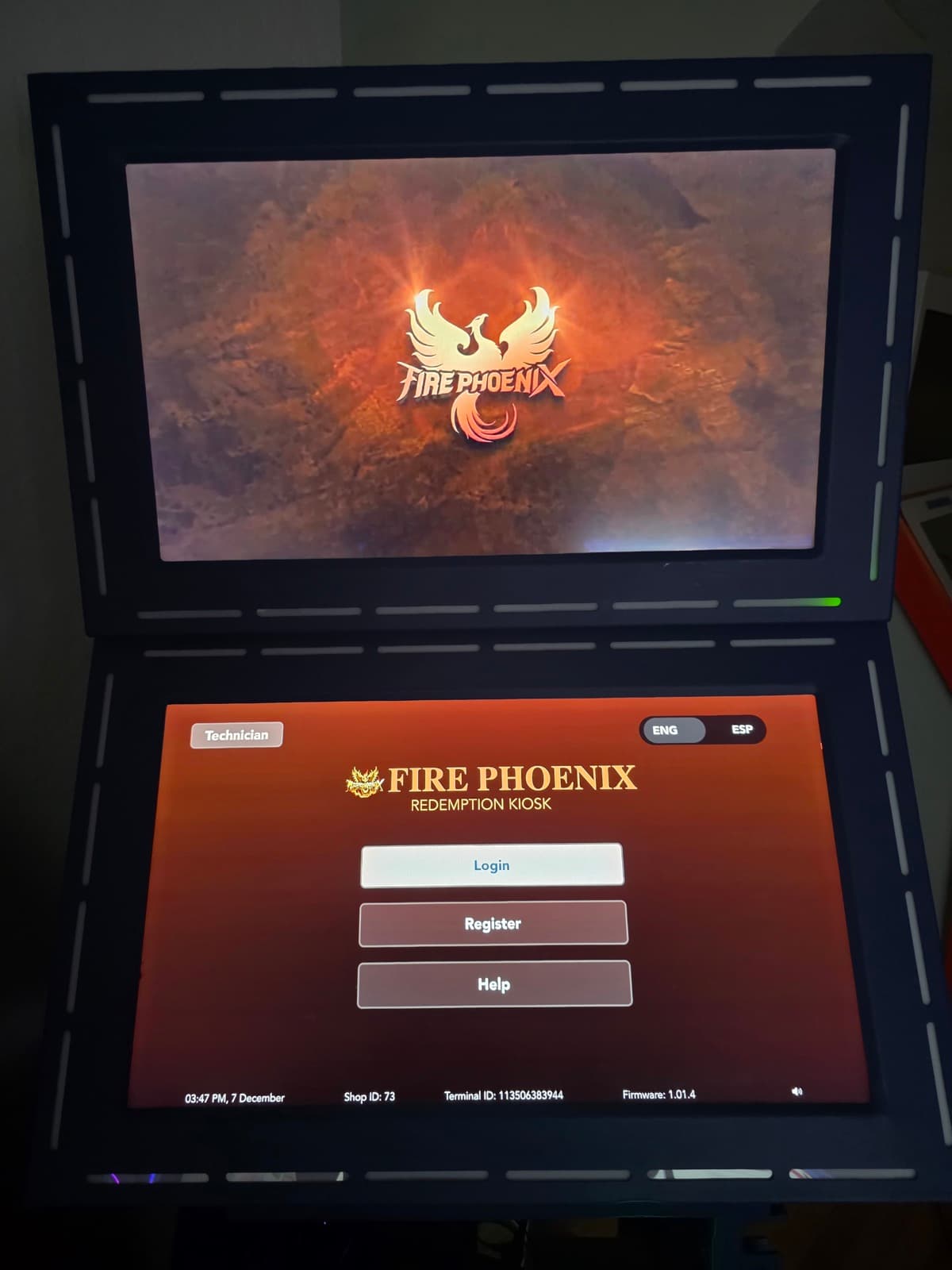 SafePoint Kiosk hardware deployed in the field